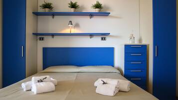 Appartement Standard, 1 lit double et 1 canapé-lit, coin cuisine, vue ville