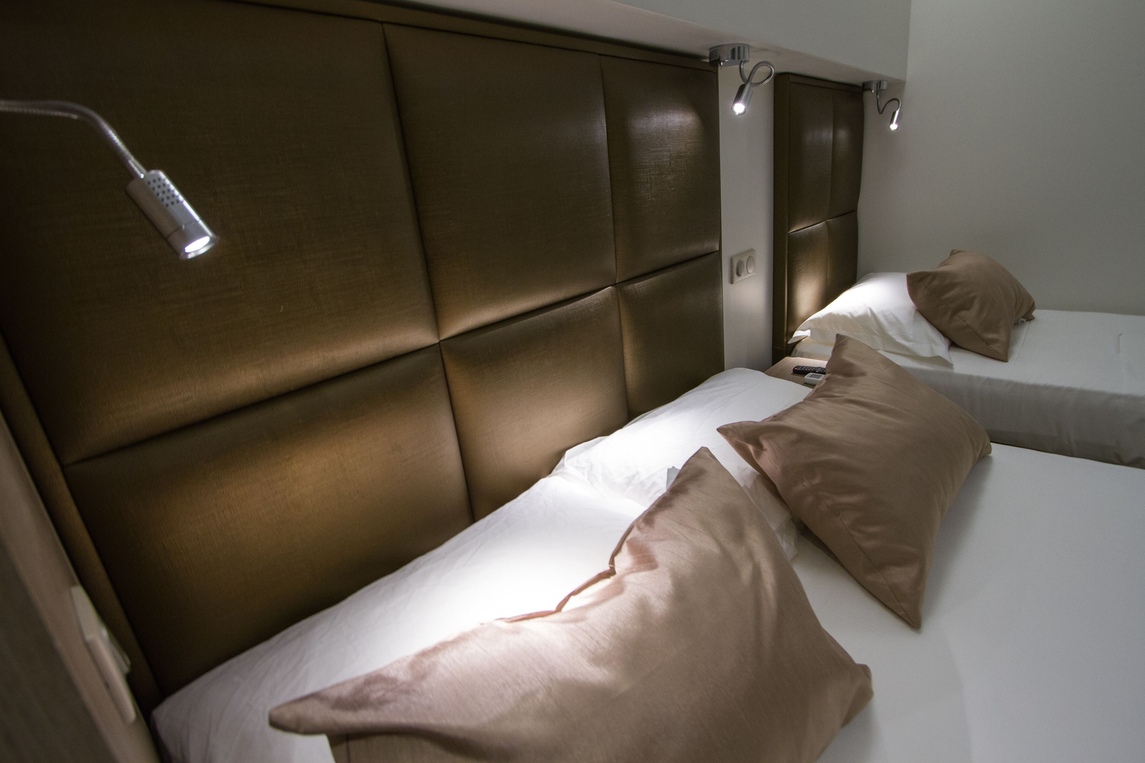 premium triple room | premium bedding, desk, soundproofing, iron/ironing board