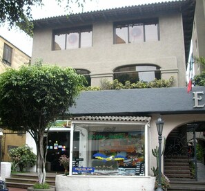 Fassade der Unterkunft