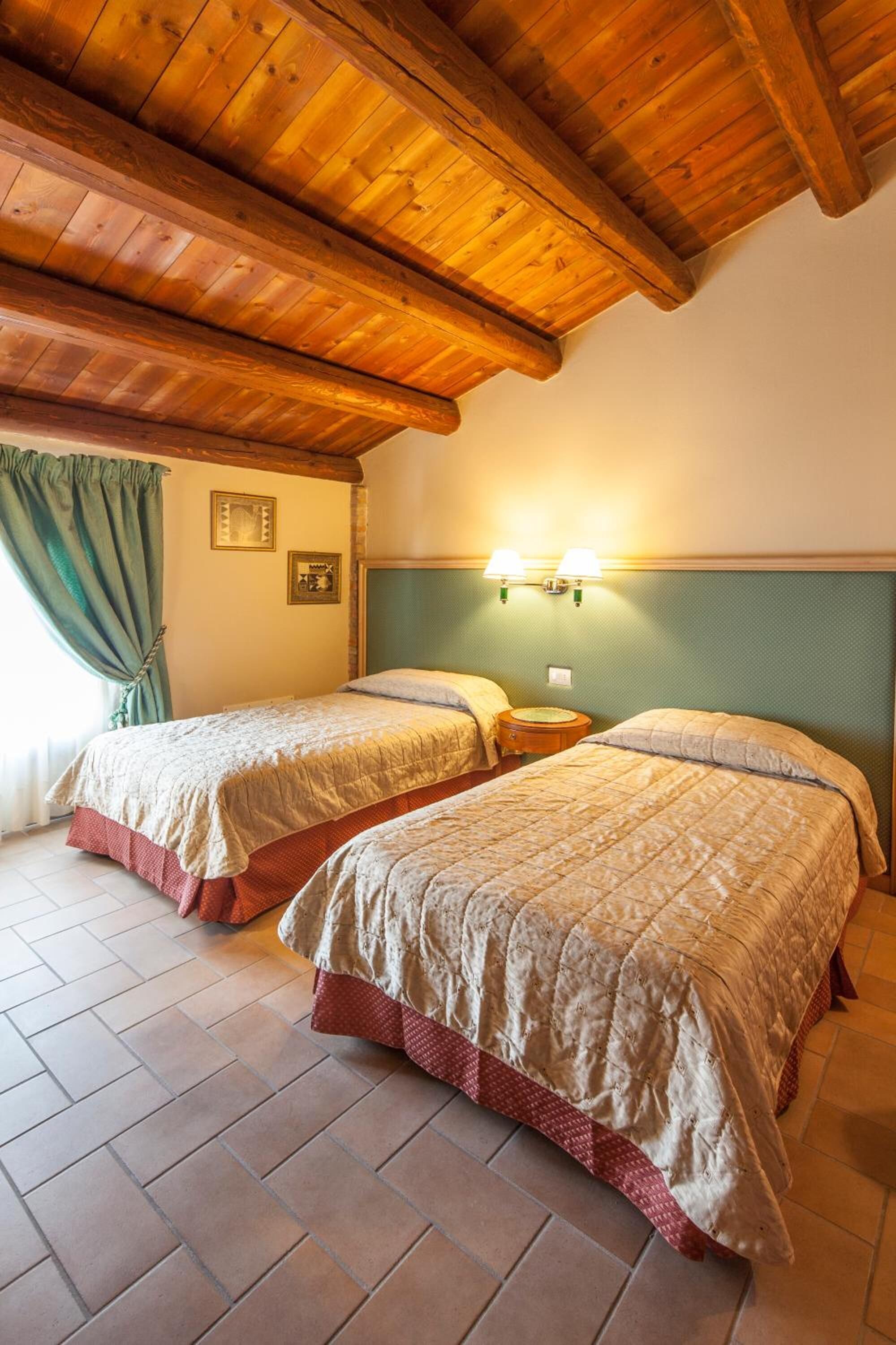 individually decorated, individually furnished, desk, blackout curtains