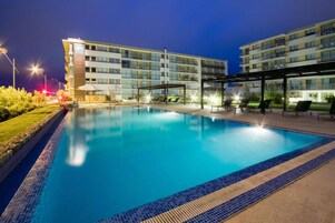 Front of property – evening/night