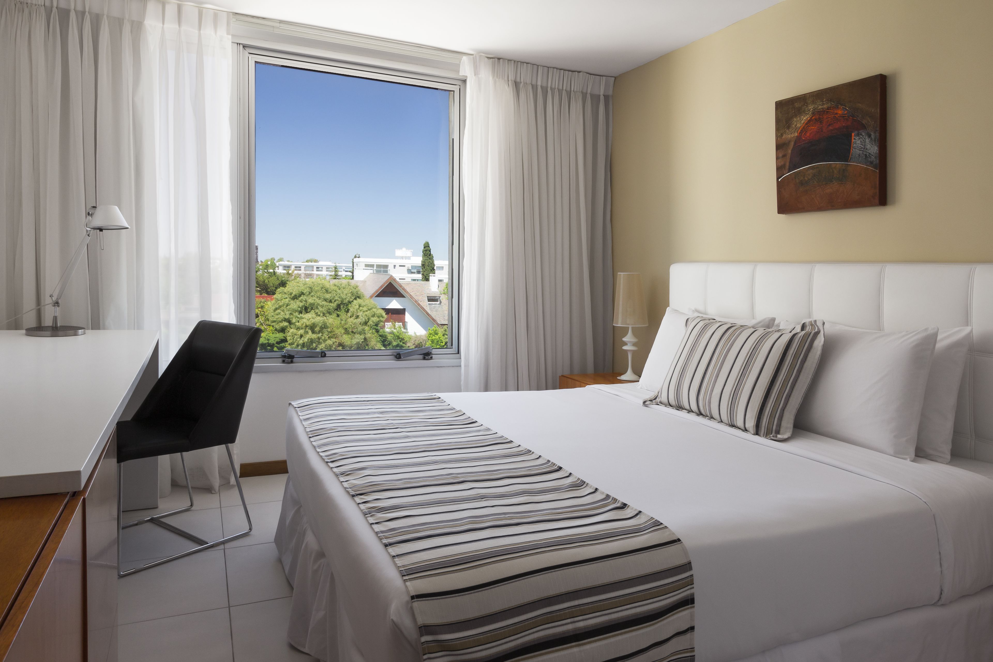 deluxe room, 1 queen bed, city view | view from room