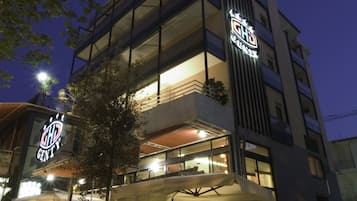 Front of property - evening/night