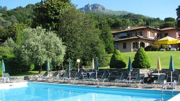 Außenpool, Liegestühle