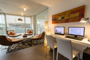 Lobby sitting area