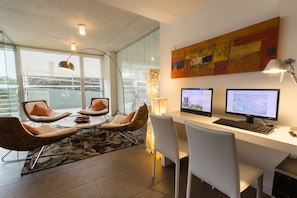Lobby sitting area