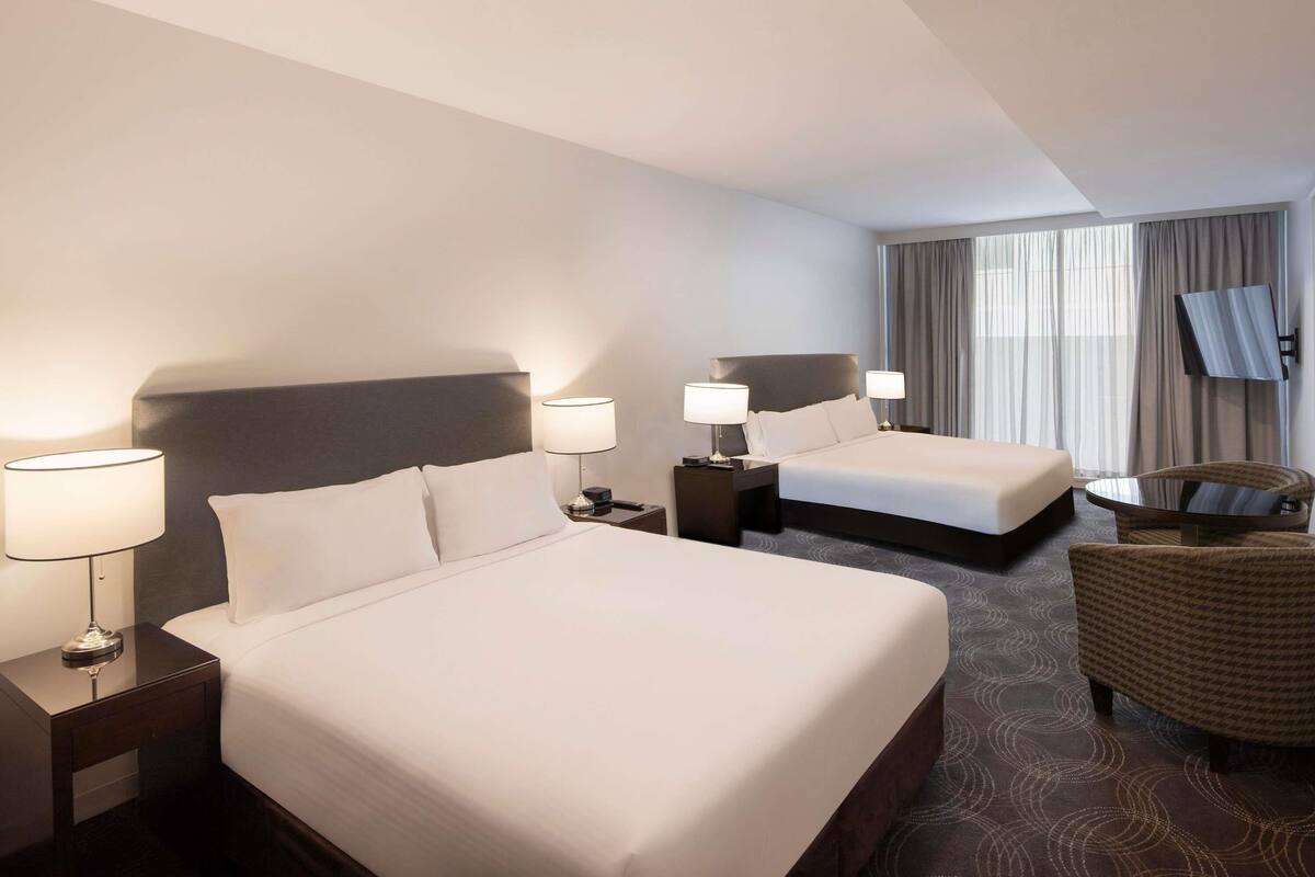 Deluxe Room, 2 Queen Beds | Premium bedding, pillow-top beds, in-room safe, desk