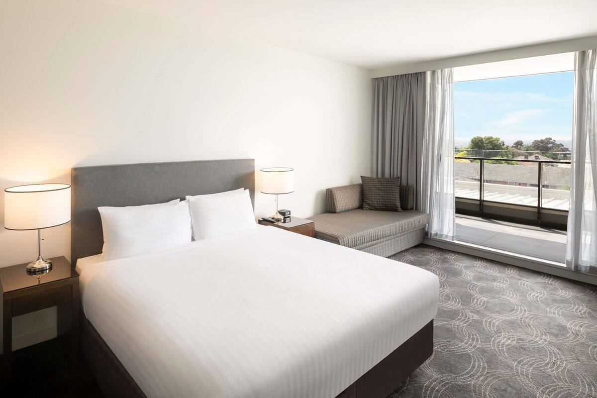 Premium bedding, pillow-top beds, in-room safe, desk