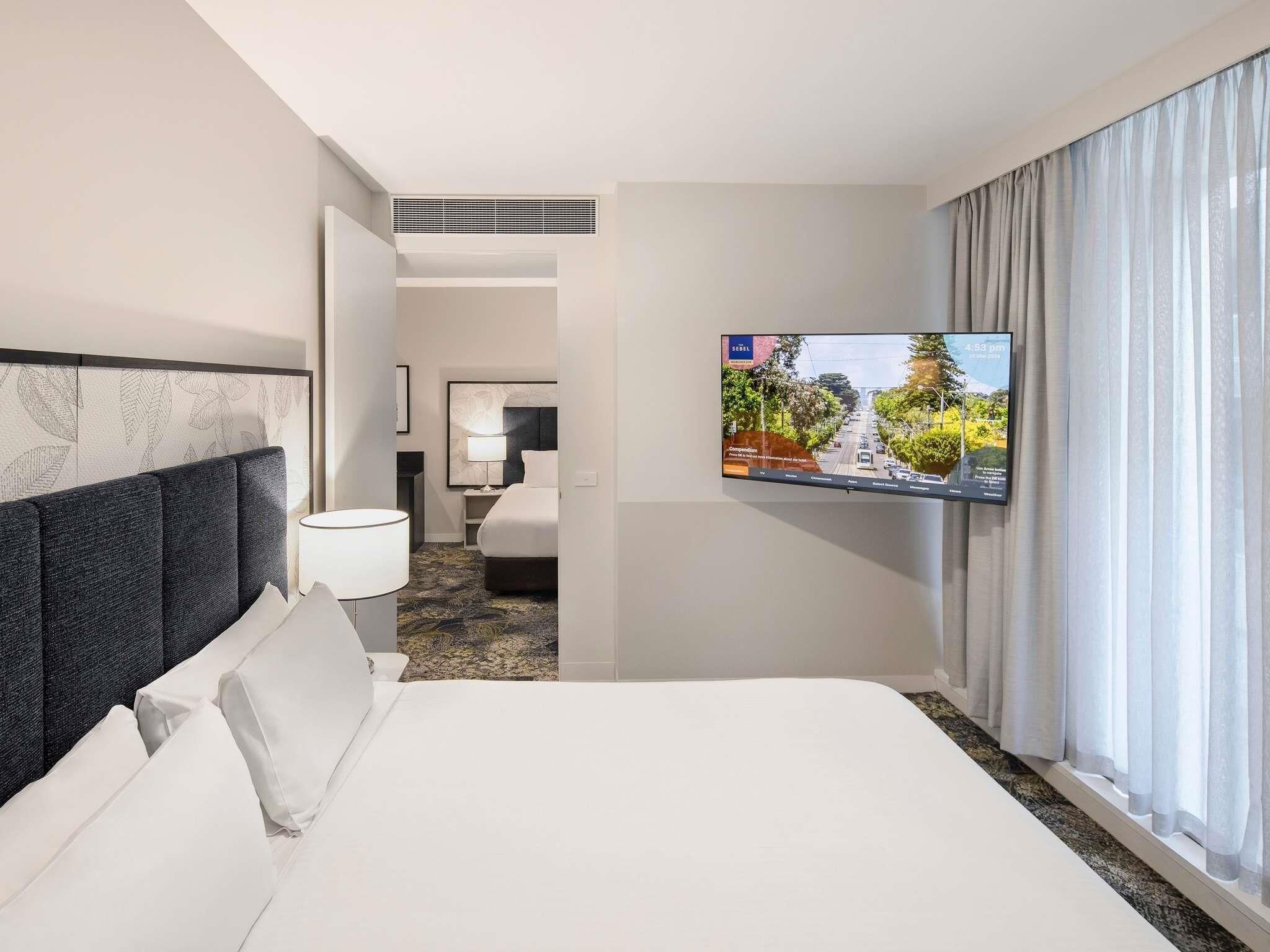 Premium bedding, pillow-top beds, in-room safe, desk