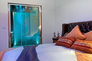 Quarto casal luxo | Roupas de cama premium, edredons de pluma