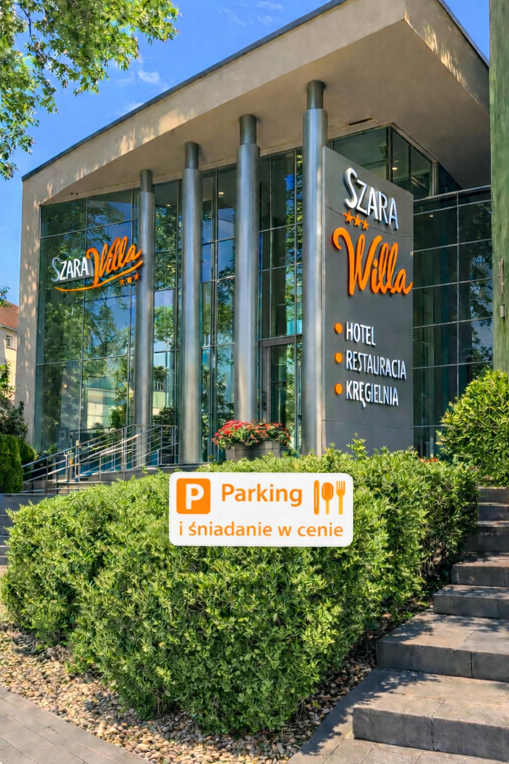 Façade de l’hébergement