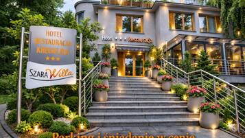 Façana frontal de l'allotjament