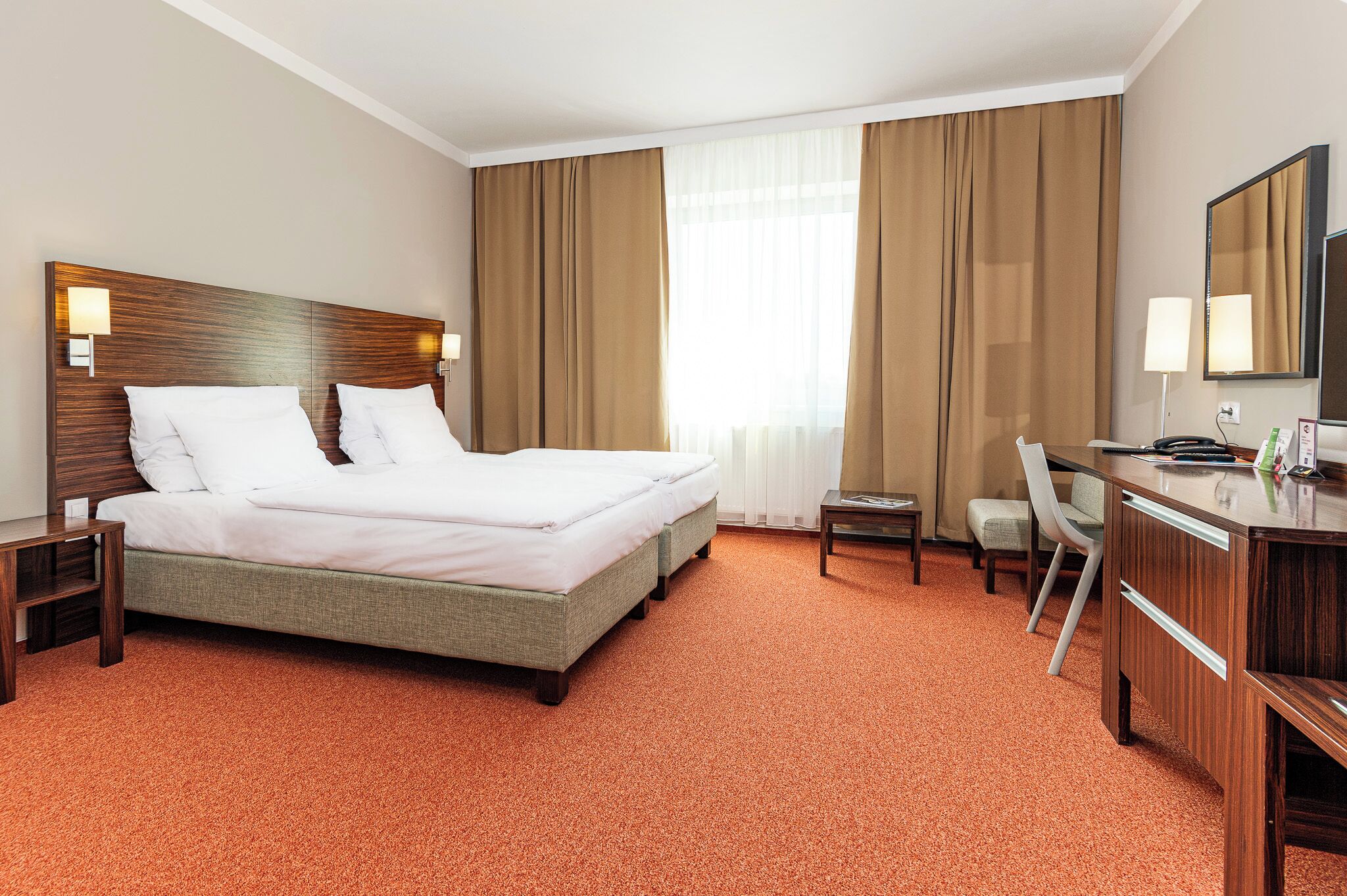 Premium bedding, minibar, in-room safe, desk
