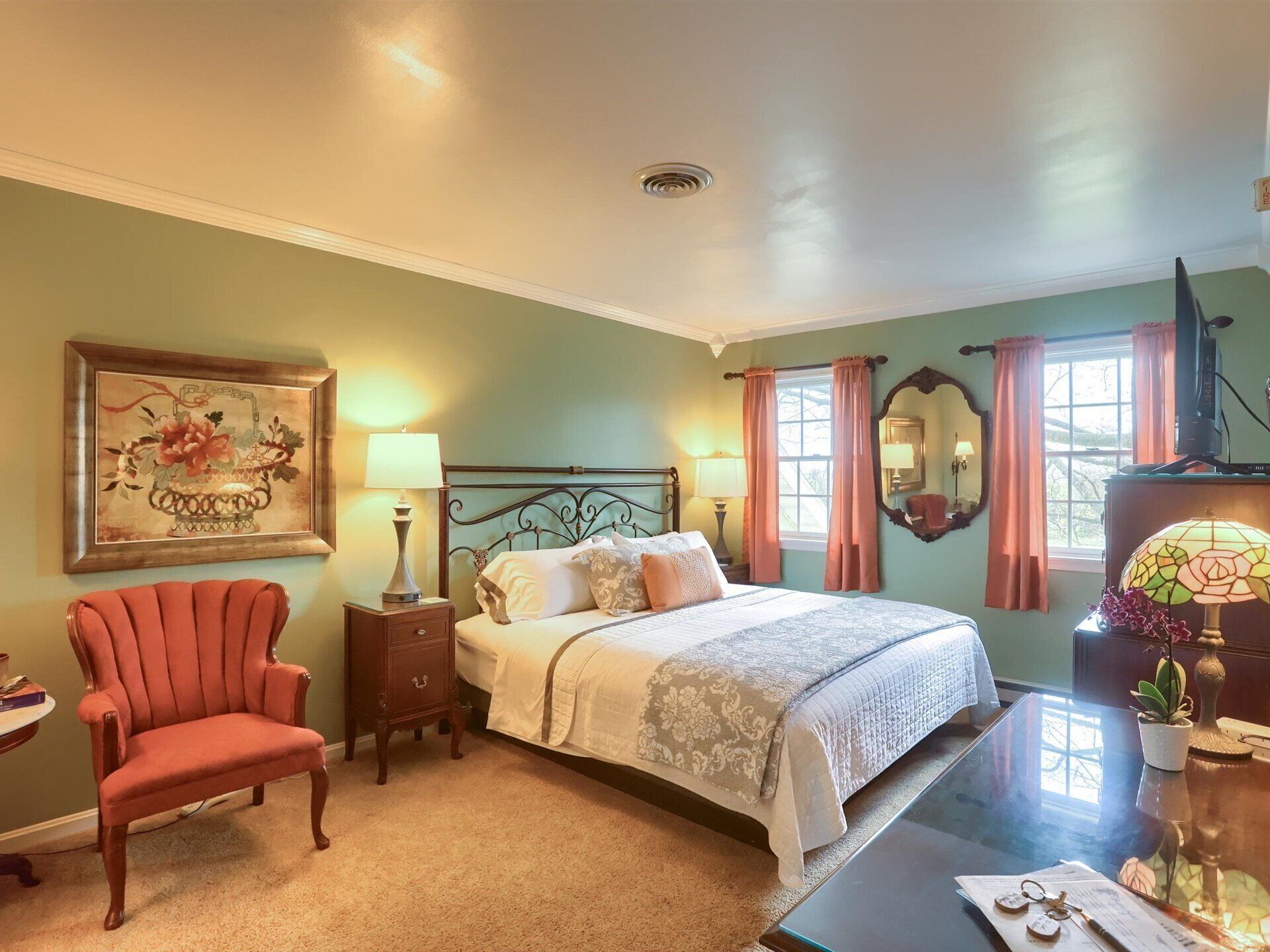 Lt. Col. William Baker Suite | Premium bedding, pillowtop beds, iron/ironing board, free WiFi