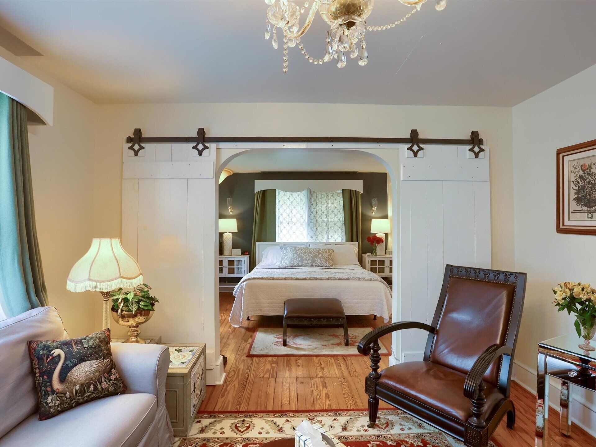 Swan Cottage | Living area | Flat-screen TV