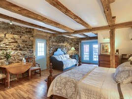 The Tack Room | Premium bedding, pillow-top beds, iron/ironing board, free WiFi