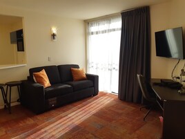 Family Apartment, Multiple Beds | 1 bedroom, desk, blackout drapes, iron/ironing board