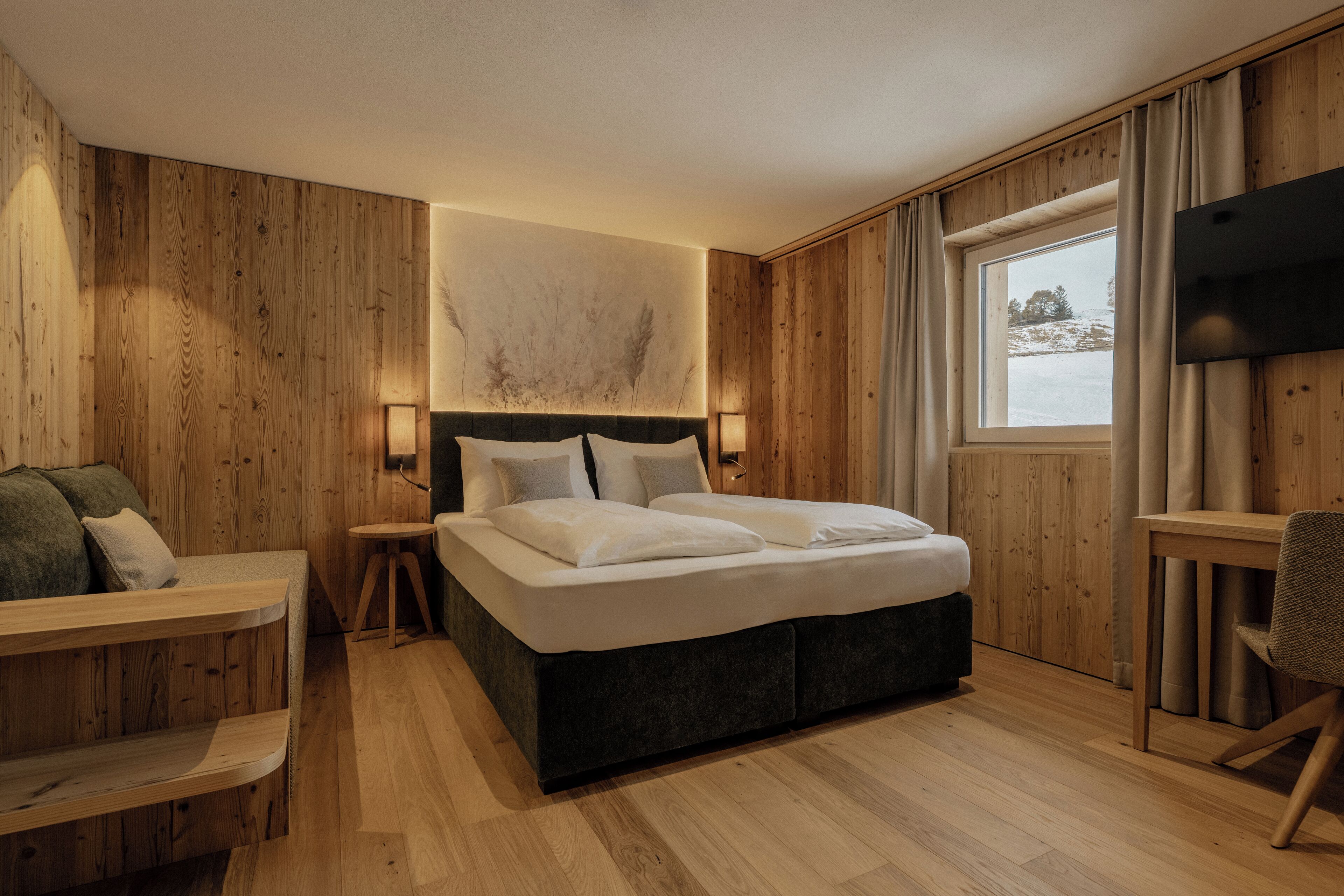 Economy Double Room | Peralatan tempat tidur premium, gebar bulu kapas, peti besi dalam bilik 