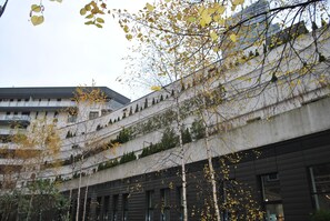 Overnatningsstedets facade