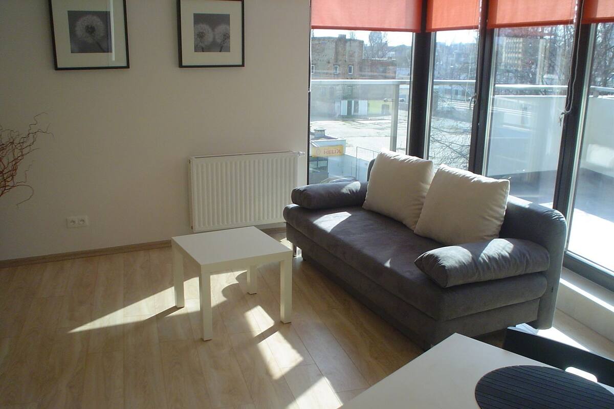 Comfort Apartment, Jetted Tub | Living area | 32-inch TV with cable channels