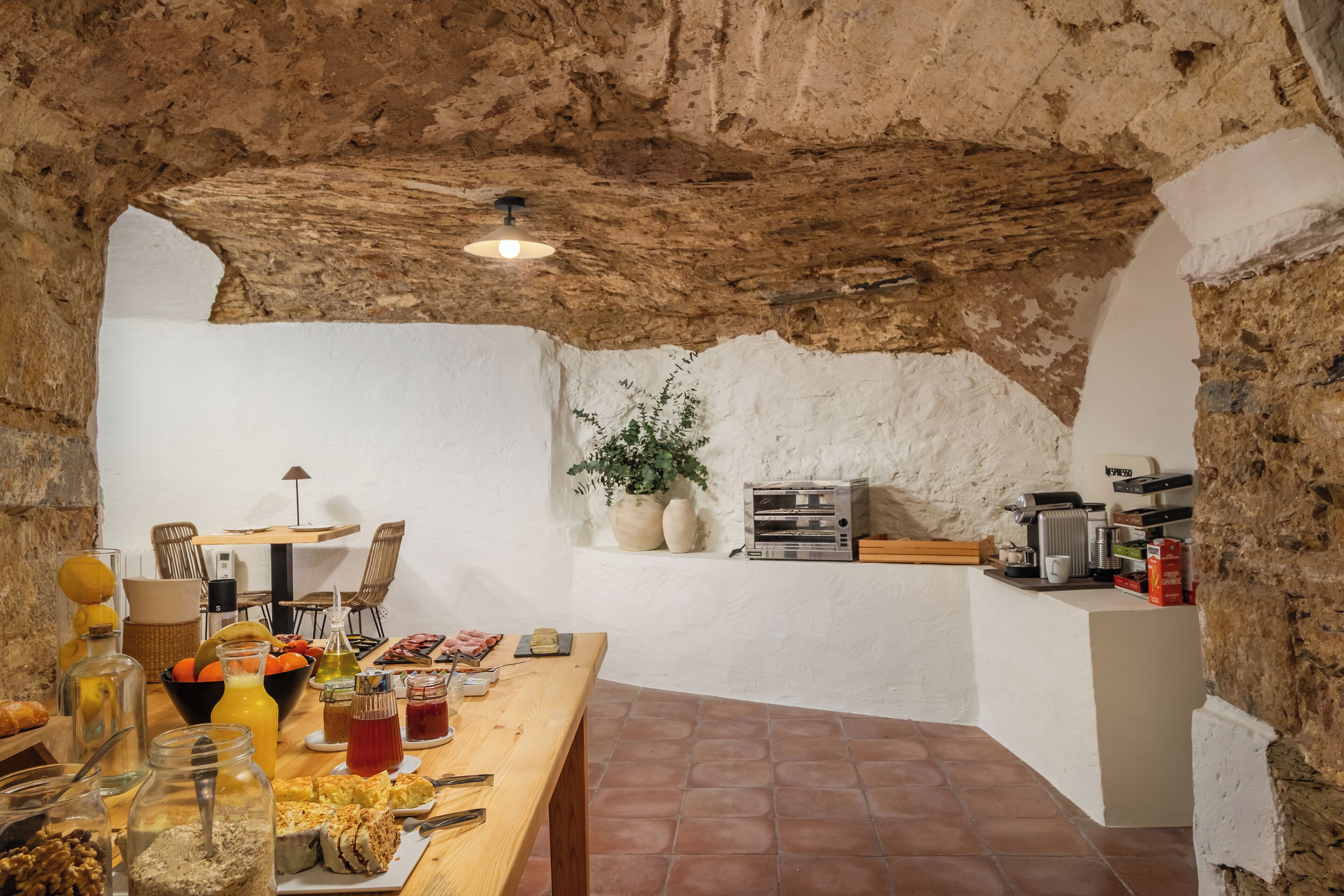 Daily buffet breakfast (EUR 15 per person)