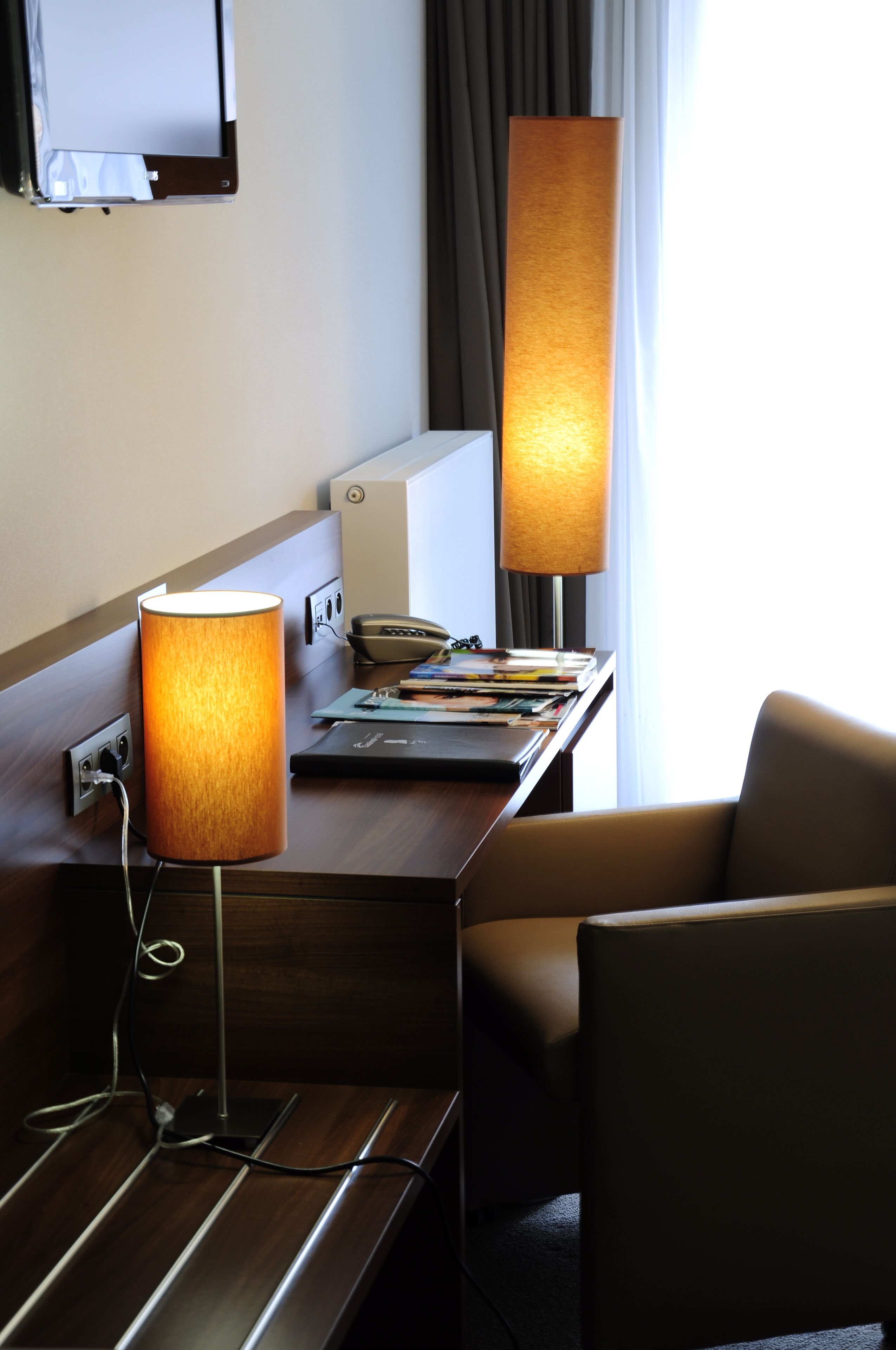 premium twin room, partial ocean view | 1 bedroom, minibar, in-room safe, desk