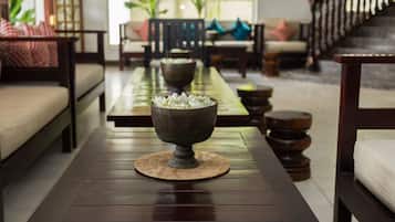 Sala de estar en el lobby