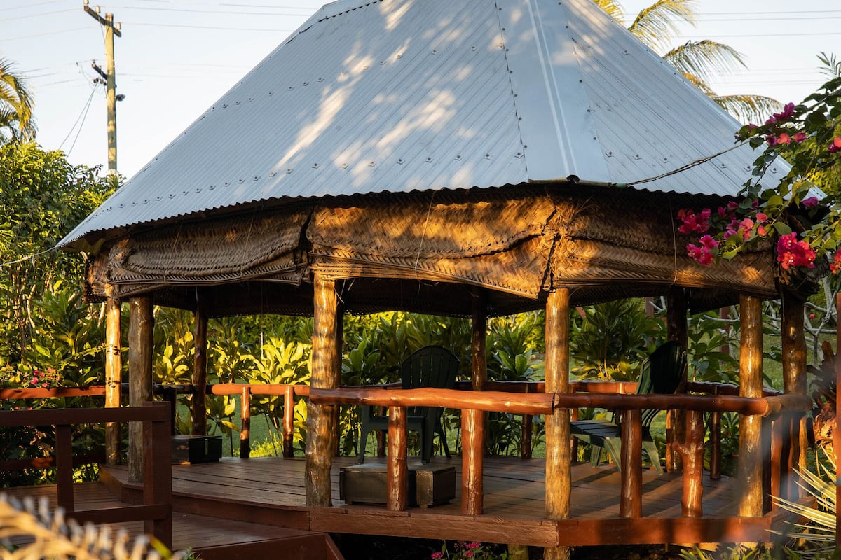 Traditional Garden Fale | In-room safe, individually decorated, individually furnished