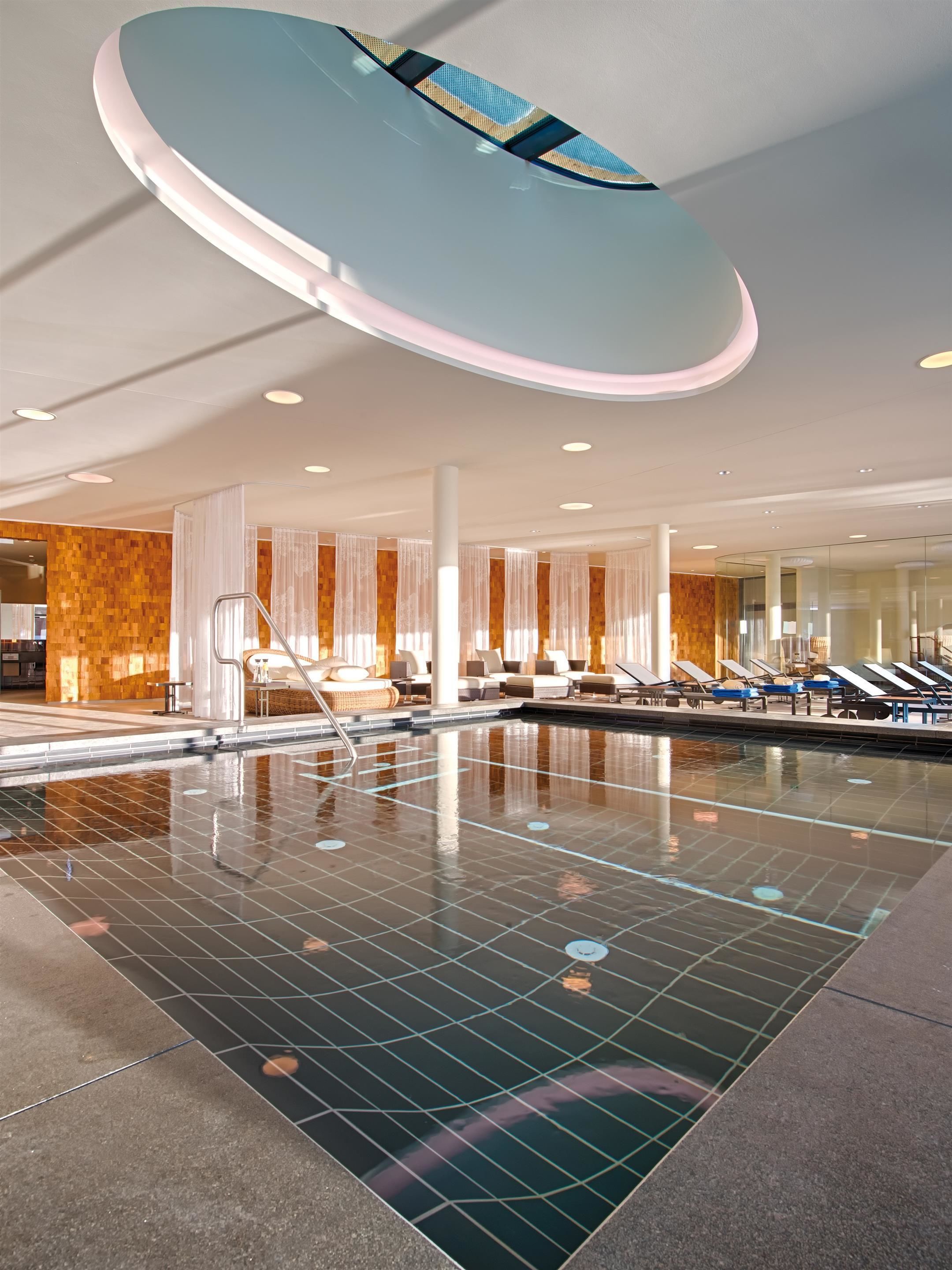 indoor pool, outdoor pool, open 7:30 am to 8:30 pm, pool umbrellas