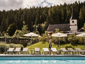 Indoor pool, outdoor pool, open 7:30 AM to 8:30 PM, pool umbrellas
