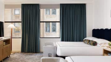 Room, 2 Queen Beds | Frette Italian sheets, premium bedding, down comforters, in-room safe