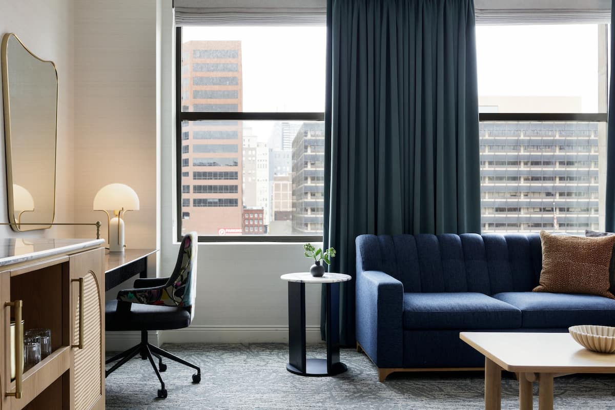 Suite, 1 Bedroom, Corner | Frette Italian sheets, premium bedding, down comforters, in-room safe