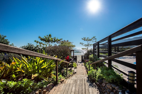 Façana frontal de l'allotjament