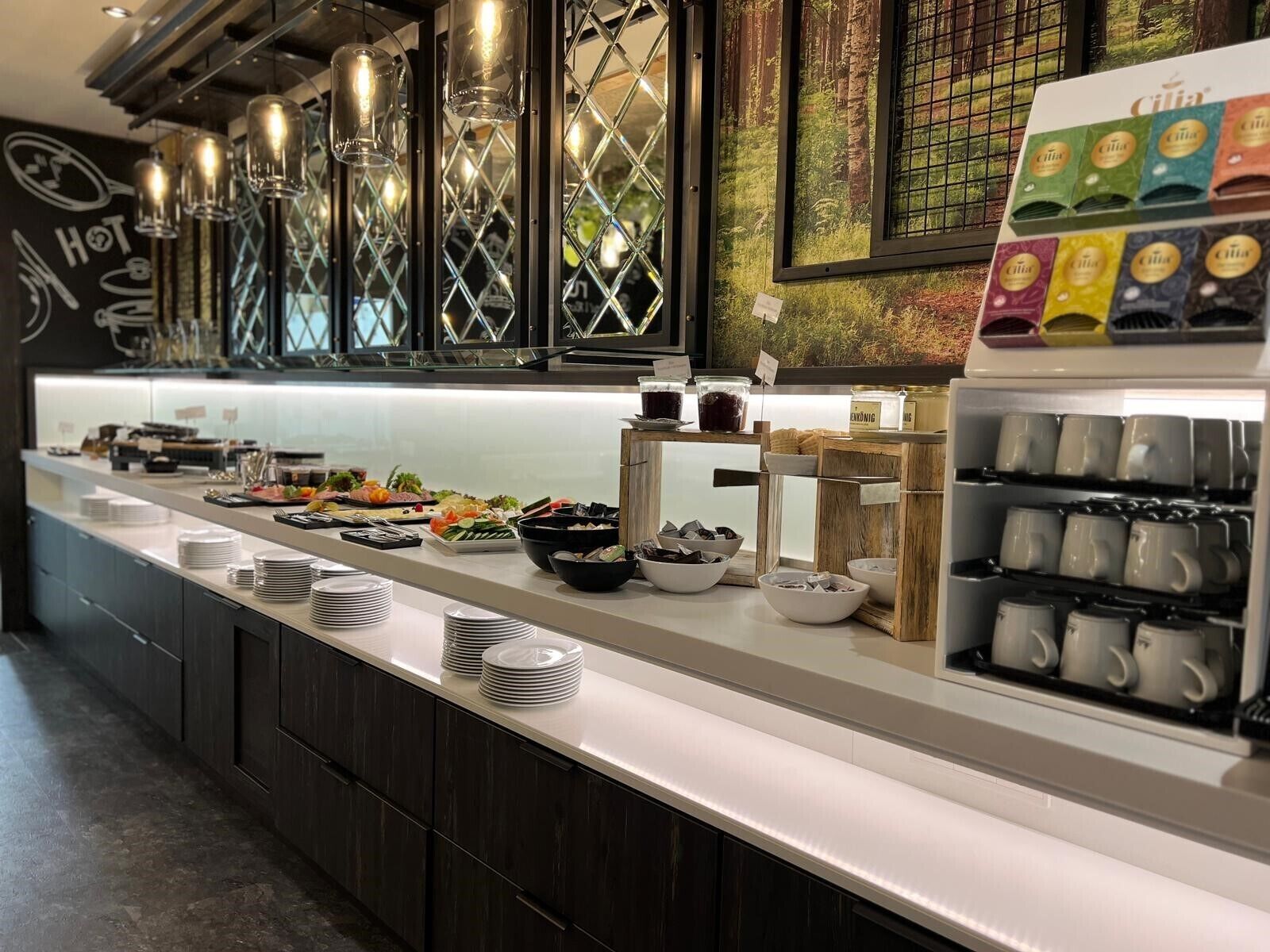 Daily buffet breakfast (EUR 15 per person)