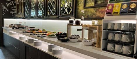 Daily buffet breakfast (EUR 15 per person)