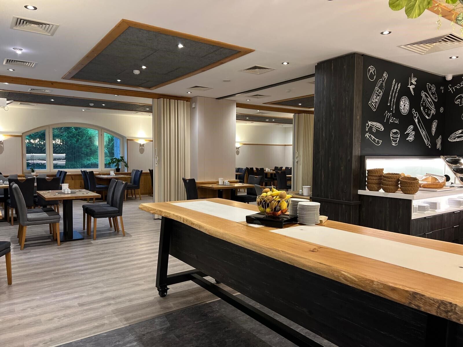 daily buffet breakfast (eur 15 per person)