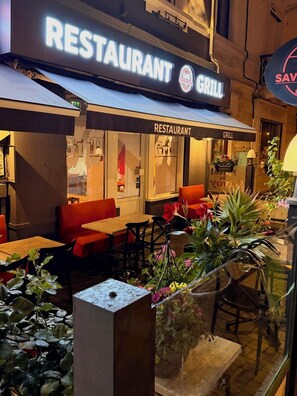 Façana frontal de l'allotjament
