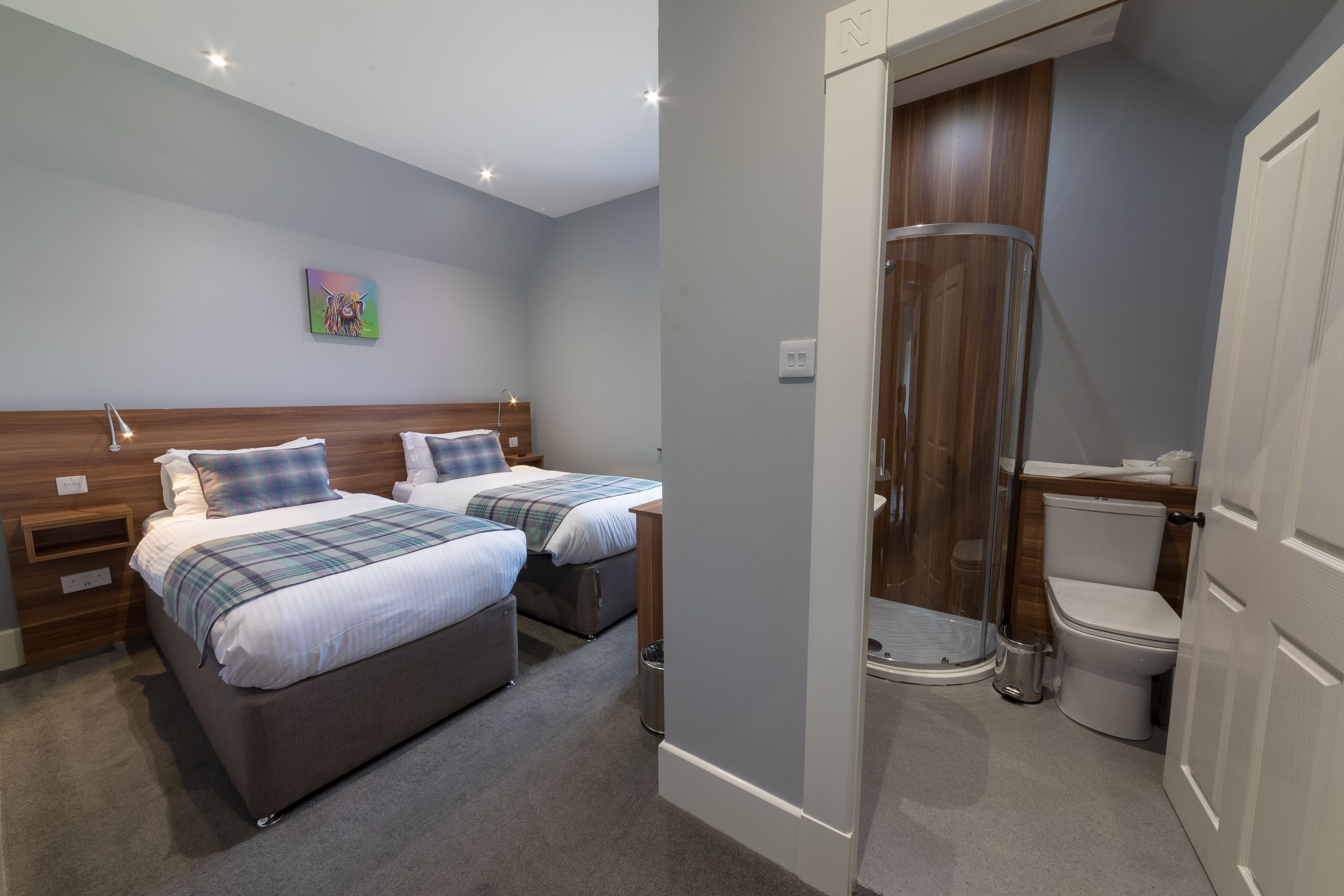 classic double or twin room | hypo-allergenic bedding, select comfort beds, desk, blackout curtains