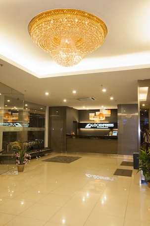 Reception. Leo Express Hotel