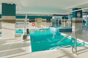 Indoor pool, seasonal outdoor pool
