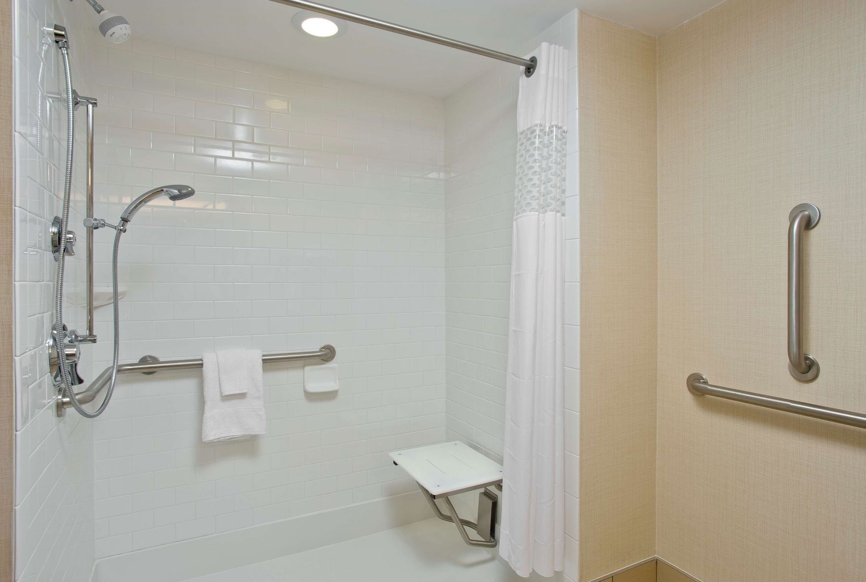 Bathroom | Hair dryer, towels