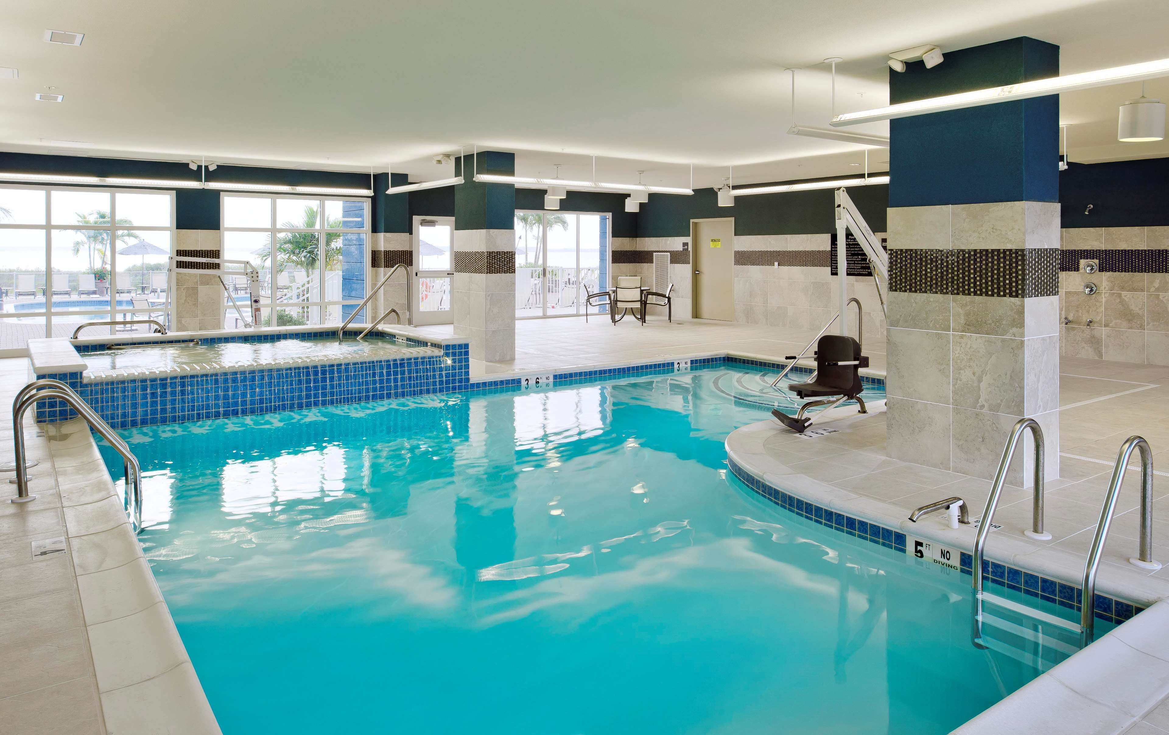 indoor pool, seasonal outdoor pool