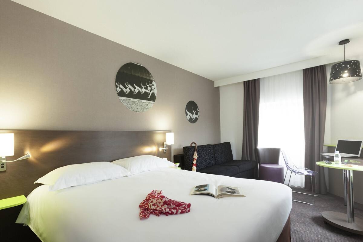 Chambre Double, 1 lit double et 1 canapé-lit (Privilege)