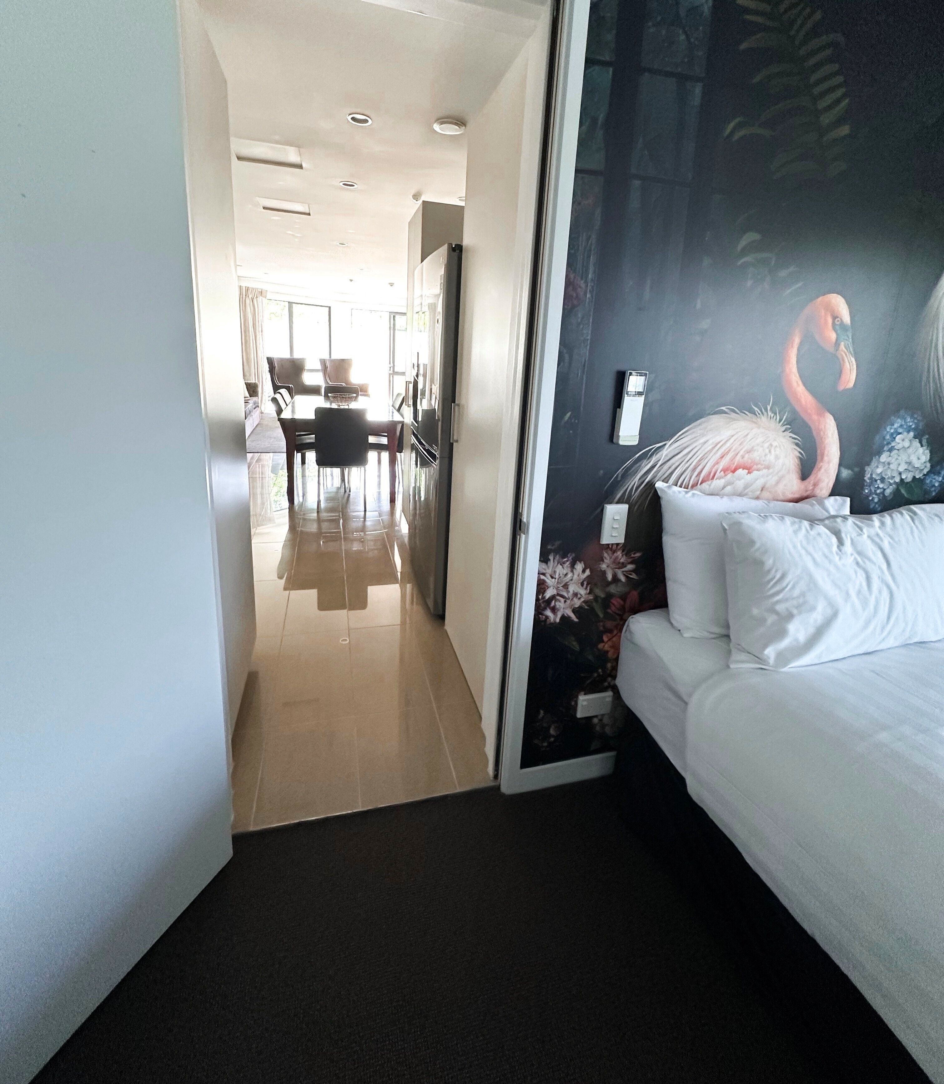 Executive Suite, 1 Bedroom | Premium bedding, desk, laptop workspace, iron/ironing board