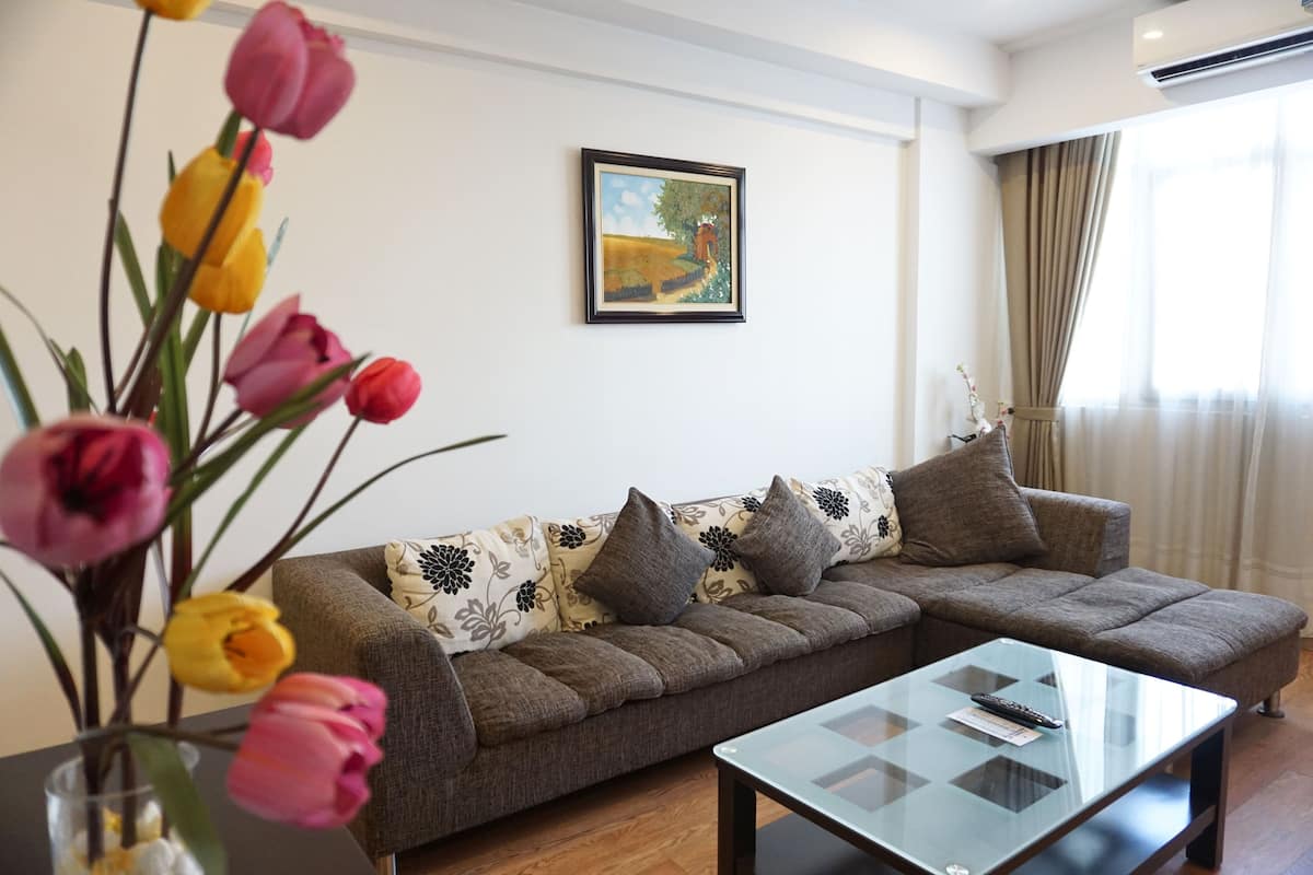 Suite, 1 chambre | Coin séjour