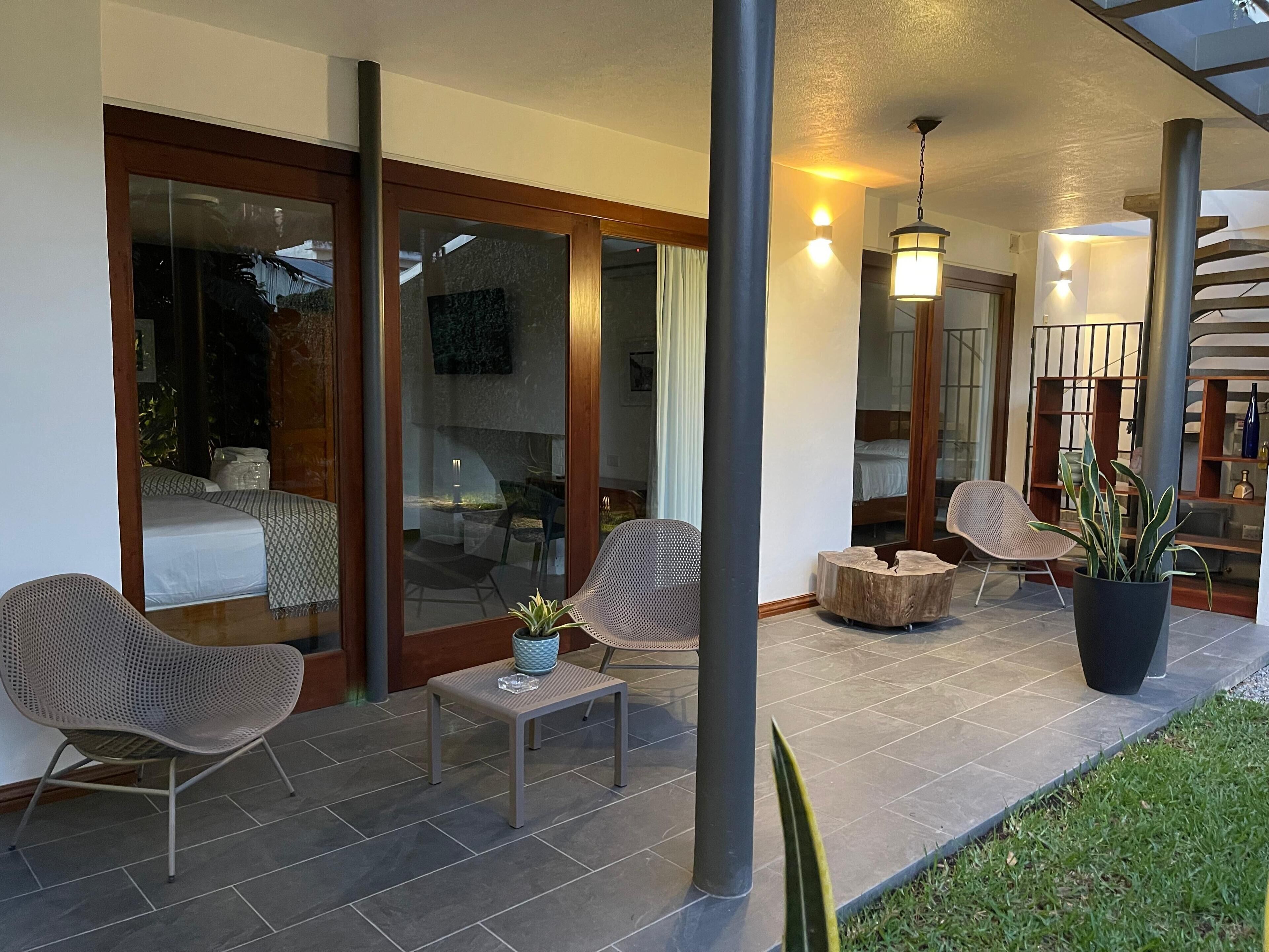 Habitación doble junior | Terraza o patio