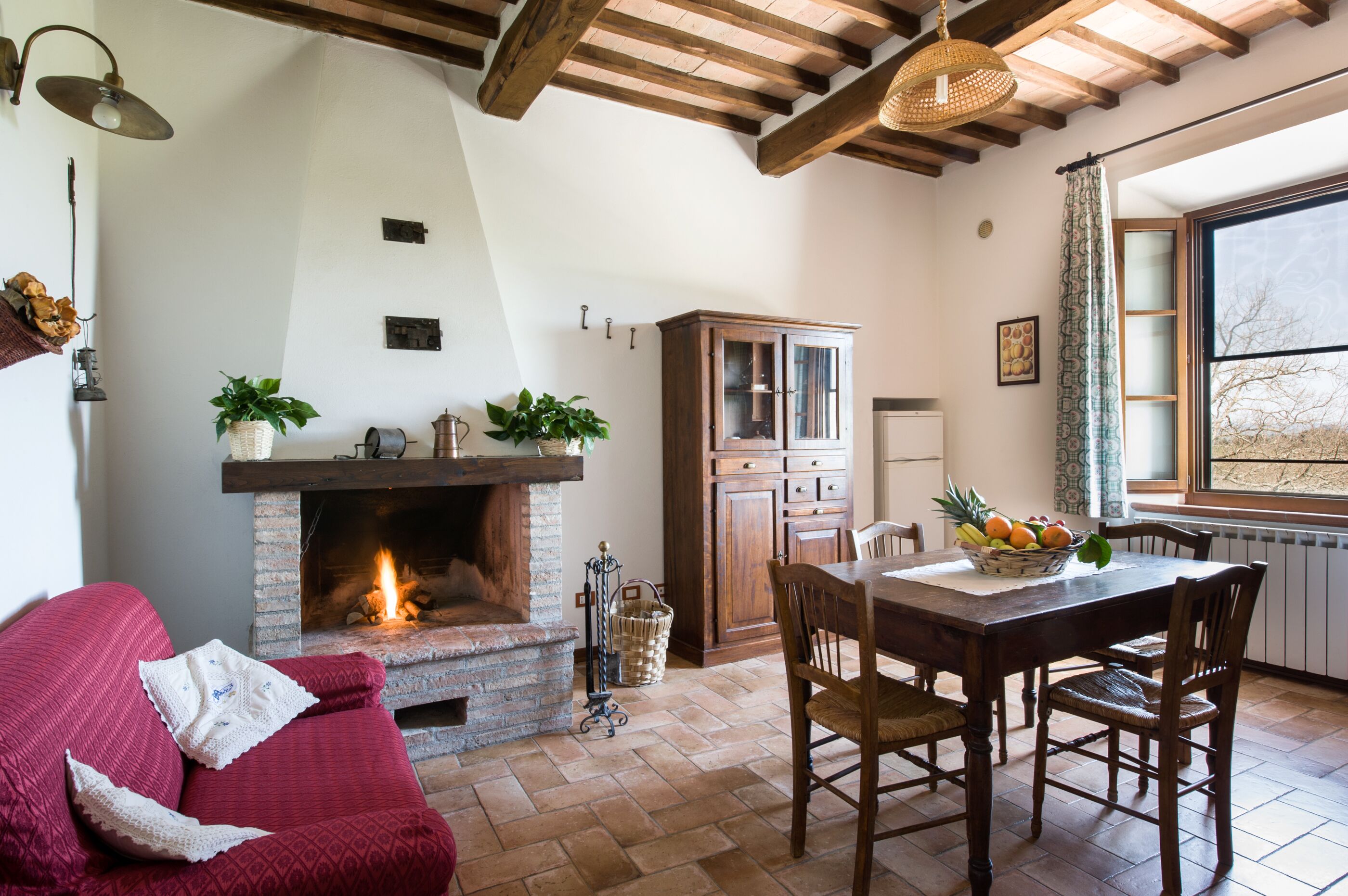 Apartment, 2 Bedrooms (Il Gelsomino) | Living area | 24-inch flat-screen TV with satellite channels, TV