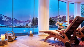 Sauna, Dampfbad, Körperbehandlungen, Körperpeelings