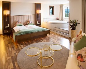 Premium bedding, minibar, in-room safe, desk