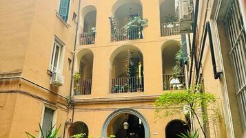 A szálláshely homlokzata